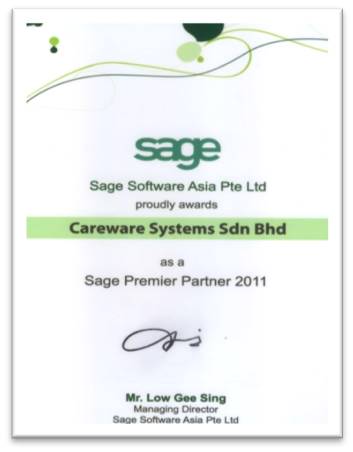 Sage Asia Premier Partner 2011