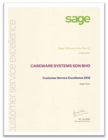 Sage Service Excellence 2016